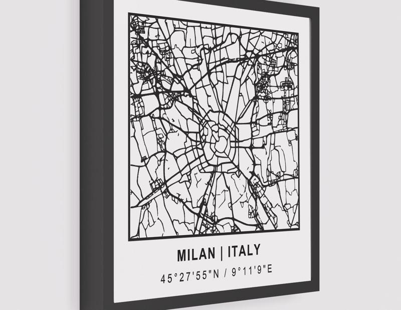 City Map Lightbox / Frame 