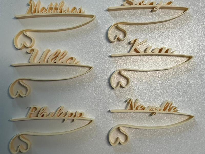 Glass pendant names