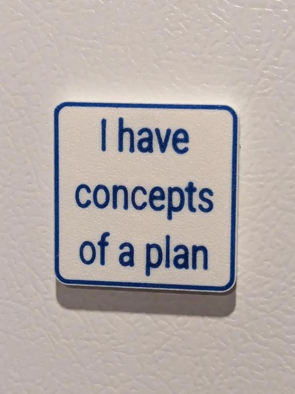 "Concepts of a Plan" magnet