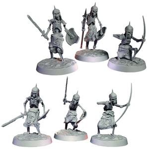 10 Models Skeletons 28/32mm