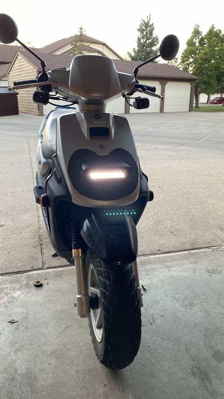 Yamaha Bugeye Zuma Headlight Conversion 6&quot; LED Lightbar 2002-2011 
