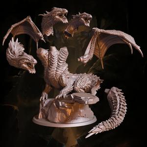 3D Printable Dragon: Ancient Beast STL's (32mm & 72mm)