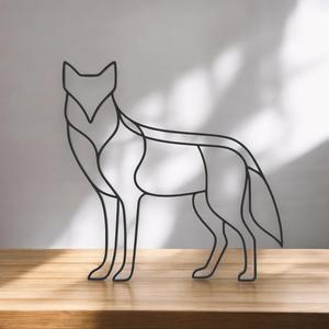 Wolf Line Art - Desktop Line Art