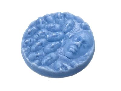 33-Piece Round Base Set with Magnet Slots : Stone Faces