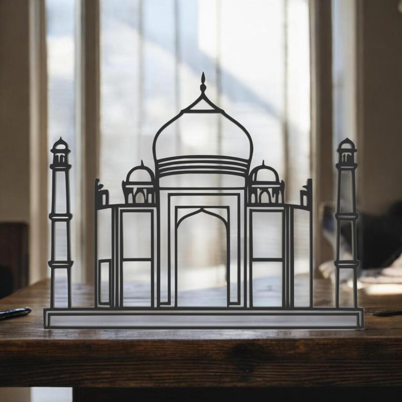 Taj Mahal Line Art - Desktop Line Art