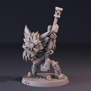 32mm Scale Old Wane With Long Gun
