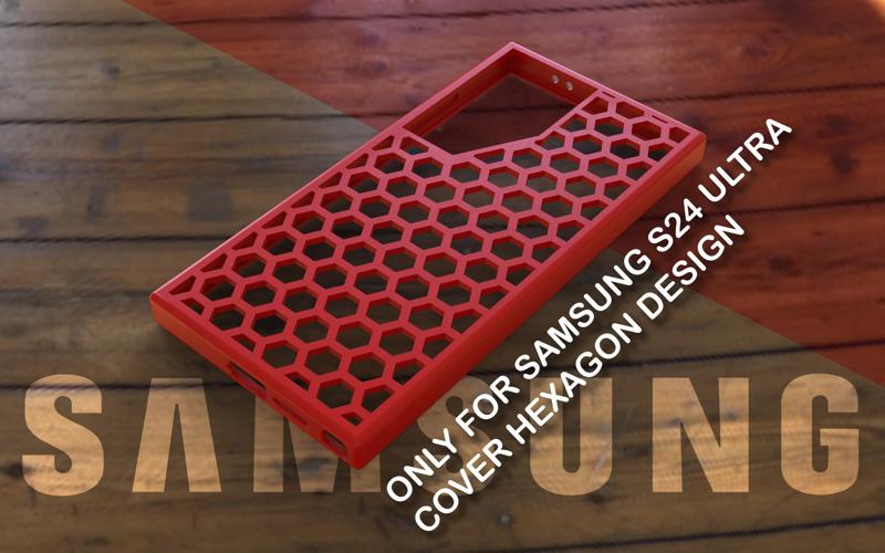Samsung S24 Ultra Cover Hexagon Design