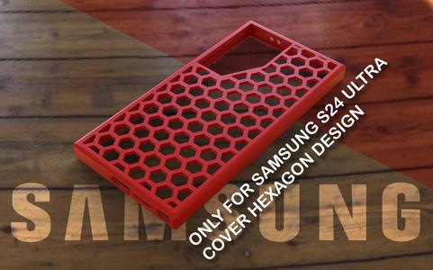 Samsung S24 Ultra Cover Hexagon Design