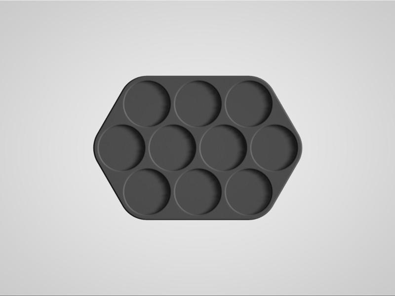 WH 40K Movement Tray 10x40mm