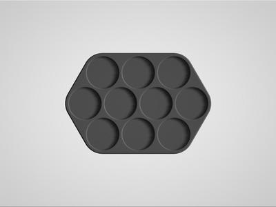 WH 40K Movement Tray 10x40mm