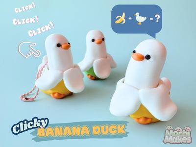 Banana Duck Fidget Clicker! 