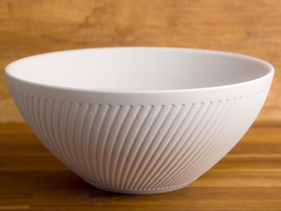 Big ribbed bowl.