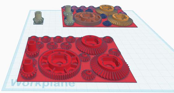 openrc truggy gear sets for POM