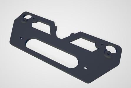 F900 GS Third Brake light mounting plate for Denali B6 LED brake light
