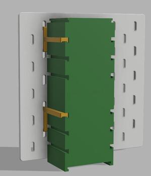 Skadis modular drawers hooks