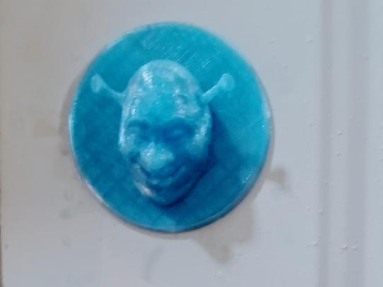 Shrek door deadbolt cover