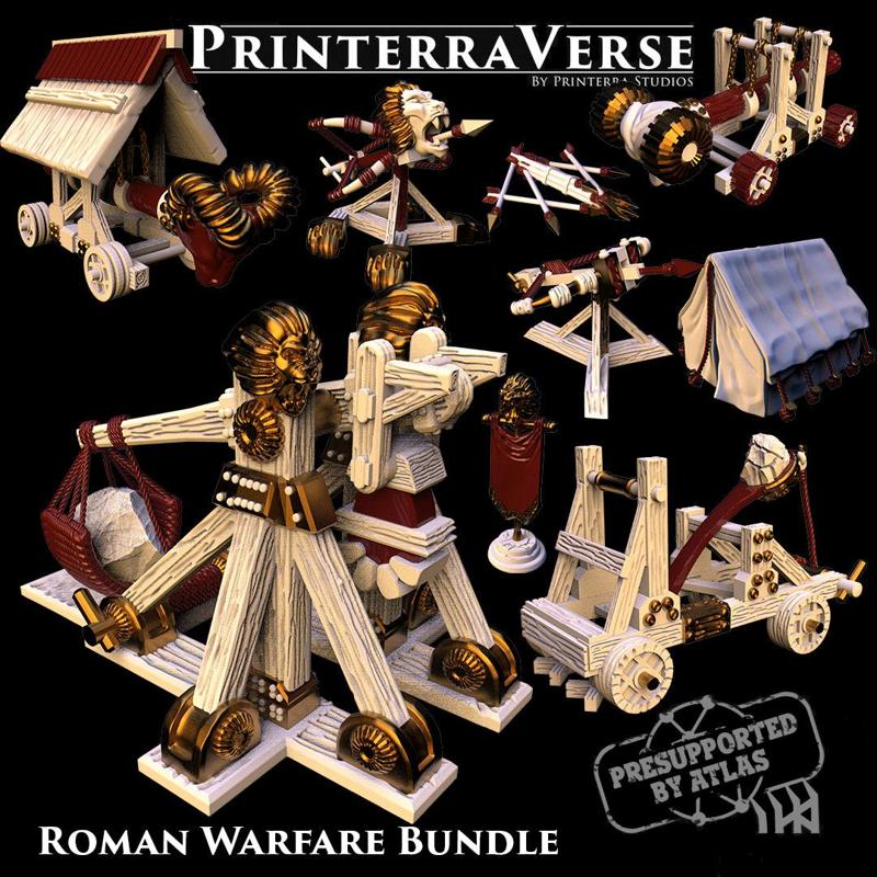 001 ROMAN Legendary Rome Warfare Siege Machine