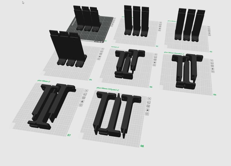 Autodarts Foot variants for Viperman3 with new standard holes by RuppiLab3D