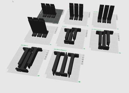 Autodarts Foot variants for Viperman3 with new standard holes by RuppiLab3D