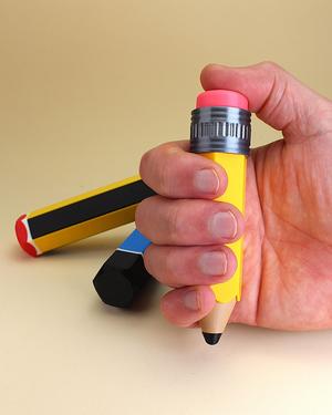 Pencil Fidget Clicker Keychain