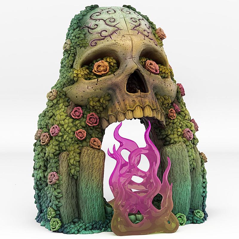 CADAVERA PORTAL WITH ITS PINK FIRE EFFECT