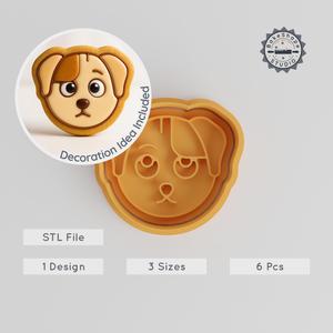 Scared Animal Cookie Cutter & Stamp Set, 3 Sizes, Perfect for Fondant PRODUCT_883