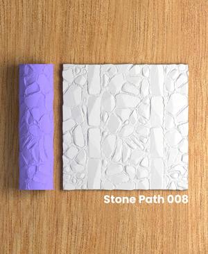 Collection Tumbleweed | Stone Path 008 | Polymer Clay Seamless Texture Roller