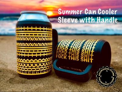 Insulated Can Cooler Sleeve with Handle