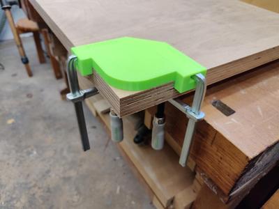 Router Template Corner 40mm + 20mm + Wall Mount
