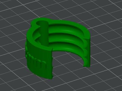 Festool D27 Extra Strong Hose Clip 32mm 100%Infill