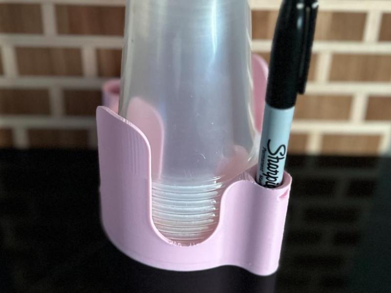 Cup and marker holder 9oz - w/String Attachment