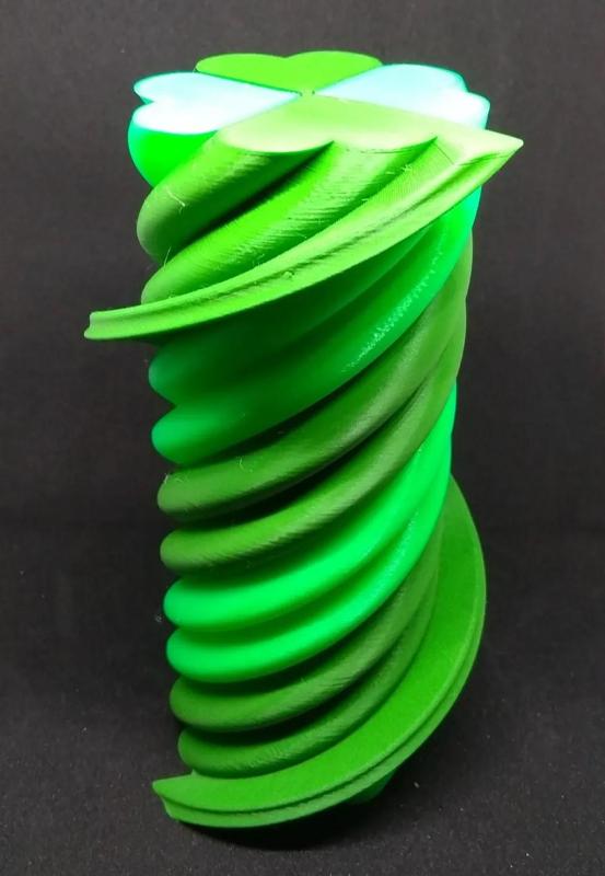 Twisted 4 Leaf Clover - Single Extruder