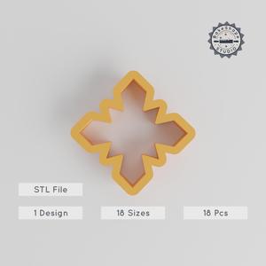 Blade Shape Cutter Set, Medieval Sword & Dagger Design, 18 Sizes, Cookie Fondant Clay Use PRODUCT_2737