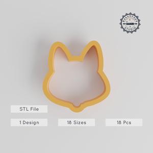 Fox Cookie Cutter Set, 18 Piece, Animal & Wildlife Shapes, Perfect for Fondant & Clay, Sizes 0.75"-5.00" PRODUCT_2755