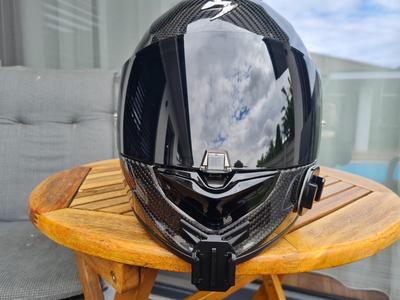 Scorpion EXO 1400 helmet GoPro camera chin mount