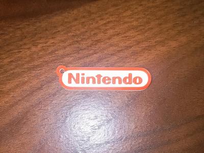 Nintendo Logo Keychain