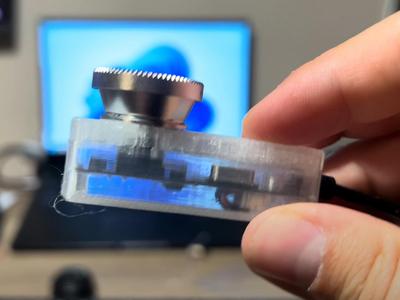 Generic USB Webcam Box with "phone clip lens"