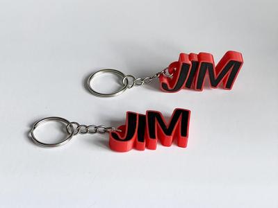 Beautiful keychain with the name JIM