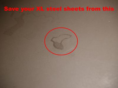 Steel Sheet Alignment Peg Spacers for Prusa XL