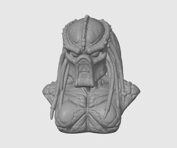Predator Space Hunter Statue