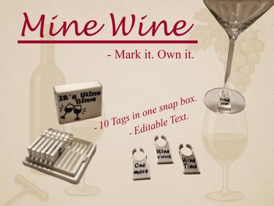 Mine Wine – Wine Glass Markers