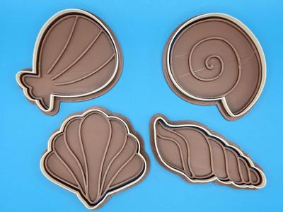 Sea Shell Summer Beach Sand Cookie Cutter Playdoh