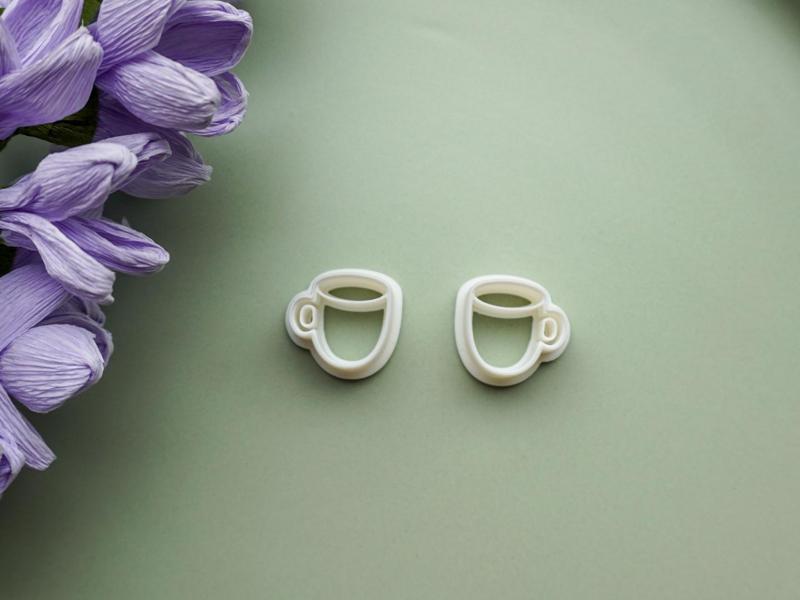 Coffee Mugs Set Clay Cutter For Earrings Necklace