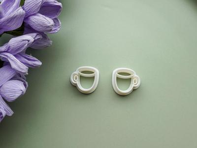 Coffee Mugs Set Clay Cutter For Earrings Necklace