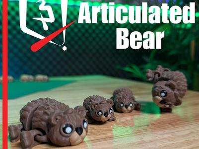 Articulated Brown Bear