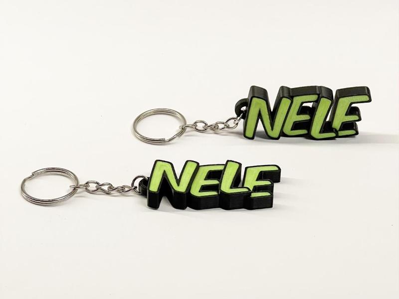 Lovely keychain with the name Nele