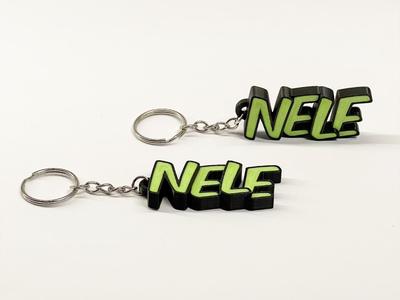 Lovely keychain with the name Nele