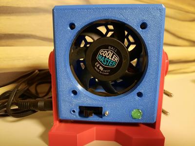 Fume extractor for little old fans