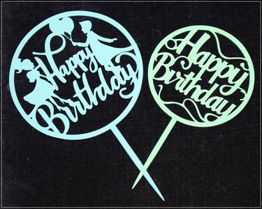 Happy Birthday Cake Toppers