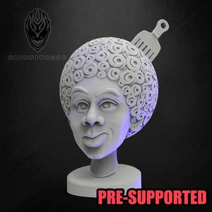 Afro Pick Bust - Pre-supported